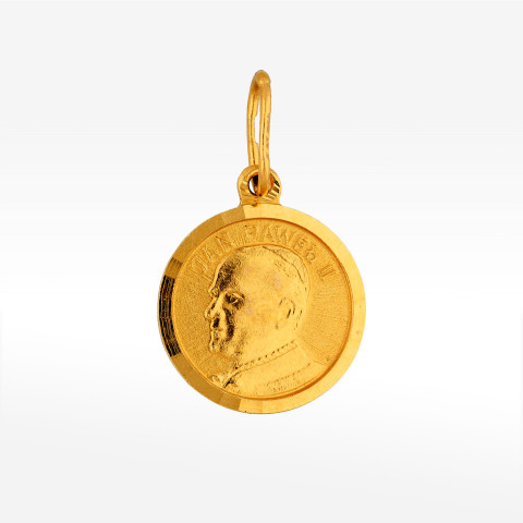 Zawieszka ze złota Jan Paweł II