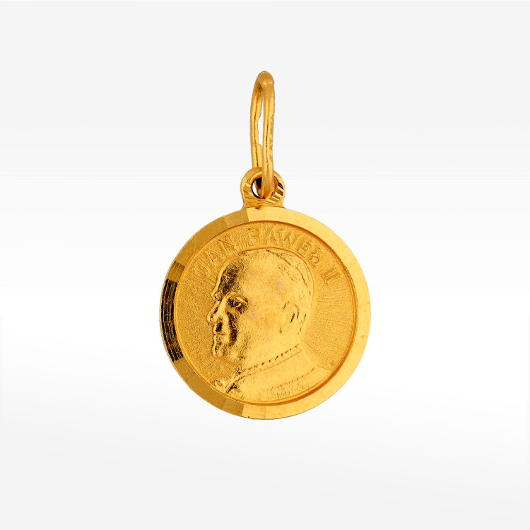 Zawieszka ze złota Jan Paweł II