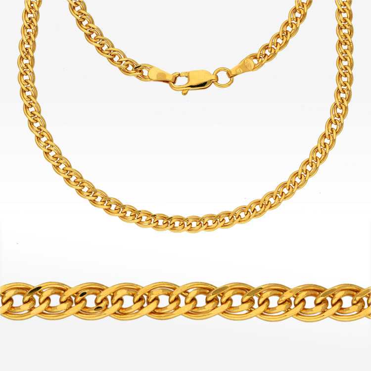 Łańcuszek ze złota mona lisa