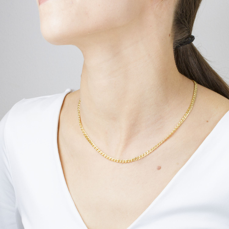 Łańcuszek ze złota mona lisa