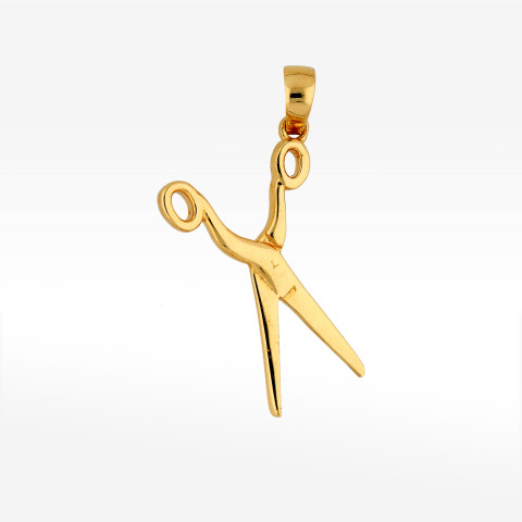 Zawieszka ze złota nożyczki