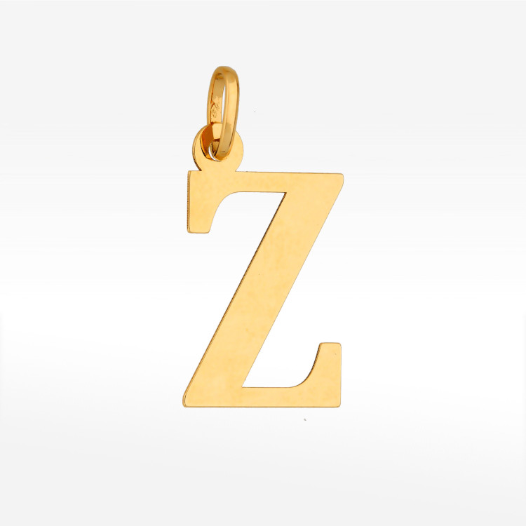 Zawieszka ze złota literka Z