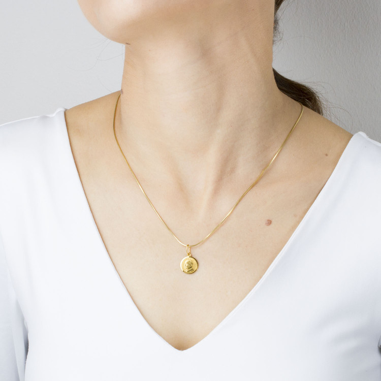 Zawieszka ze złota Jan Paweł II