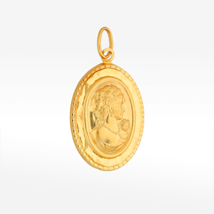 Zawieszka ze złota medalik