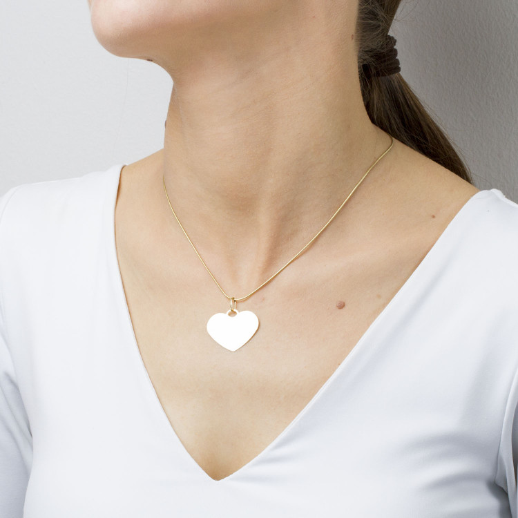 Zawieszka ze złota serce