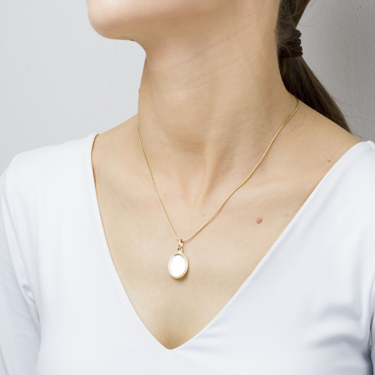 Zawieszka ze złota wzór grecki