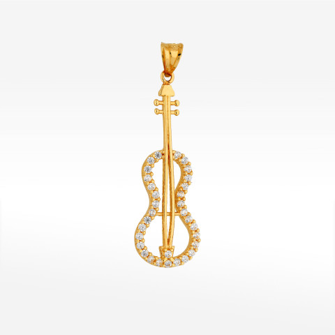 Zawieszka ze złota skrzypce