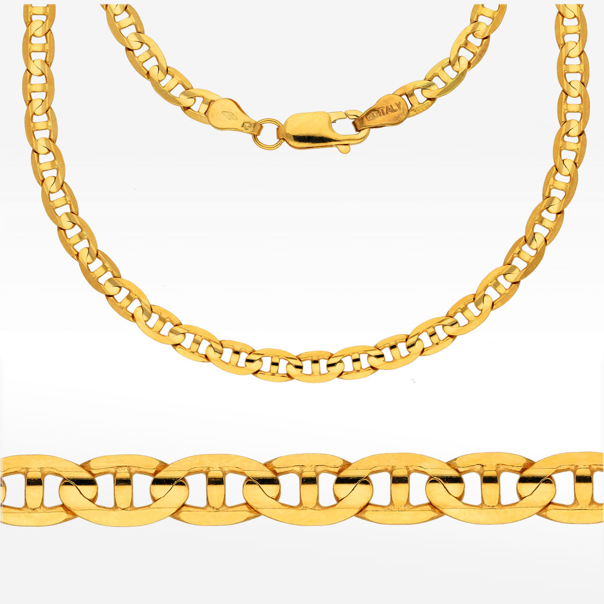 Łańcuszek ze złota gucci pełny