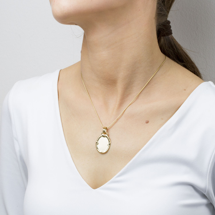 Zawieszka ze złota blaszka