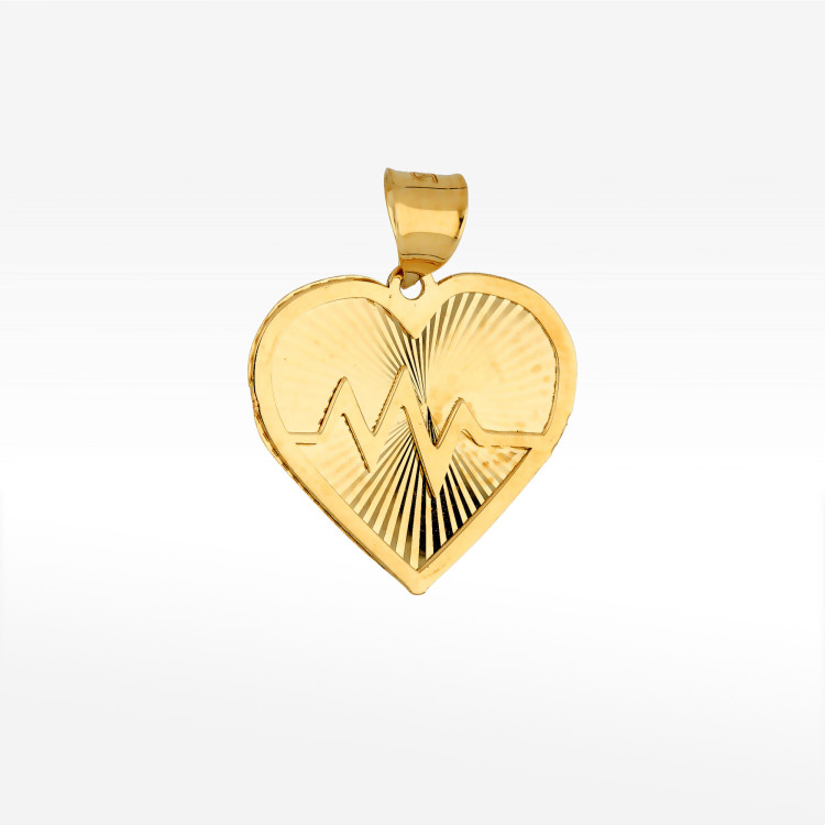 Zawieszka ze złota serce