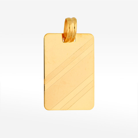 Zawieszka ze złota blaszka