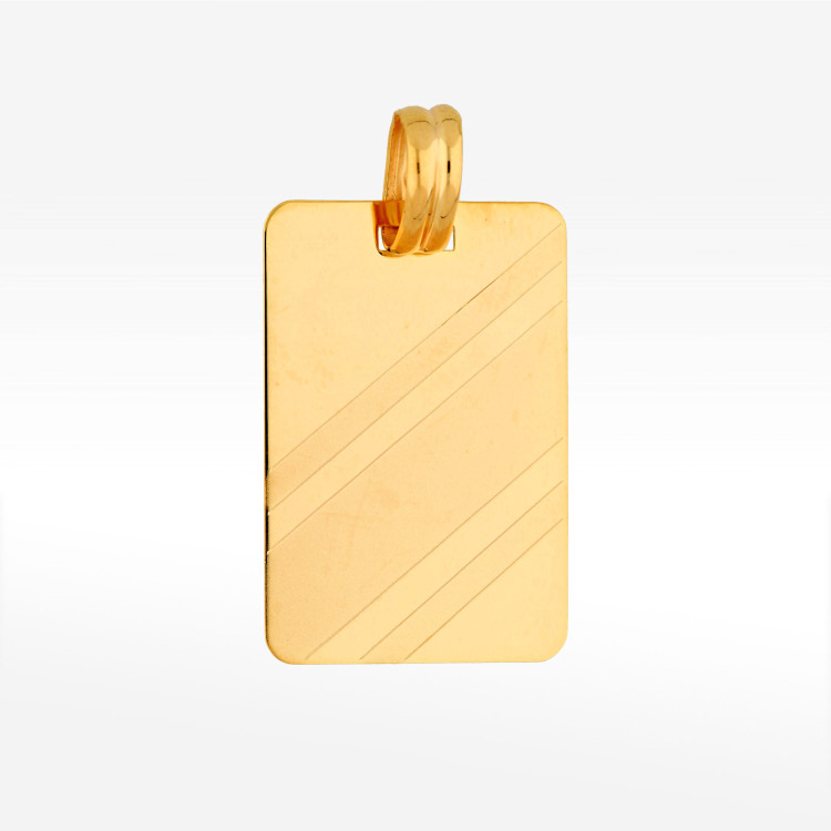 Zawieszka ze złota blaszka