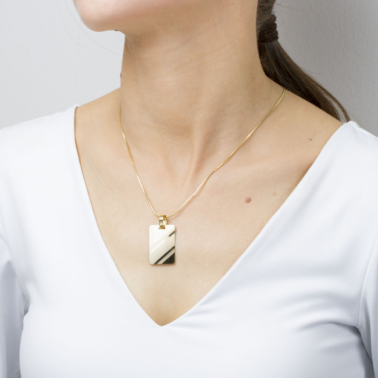 Zawieszka ze złota blaszka