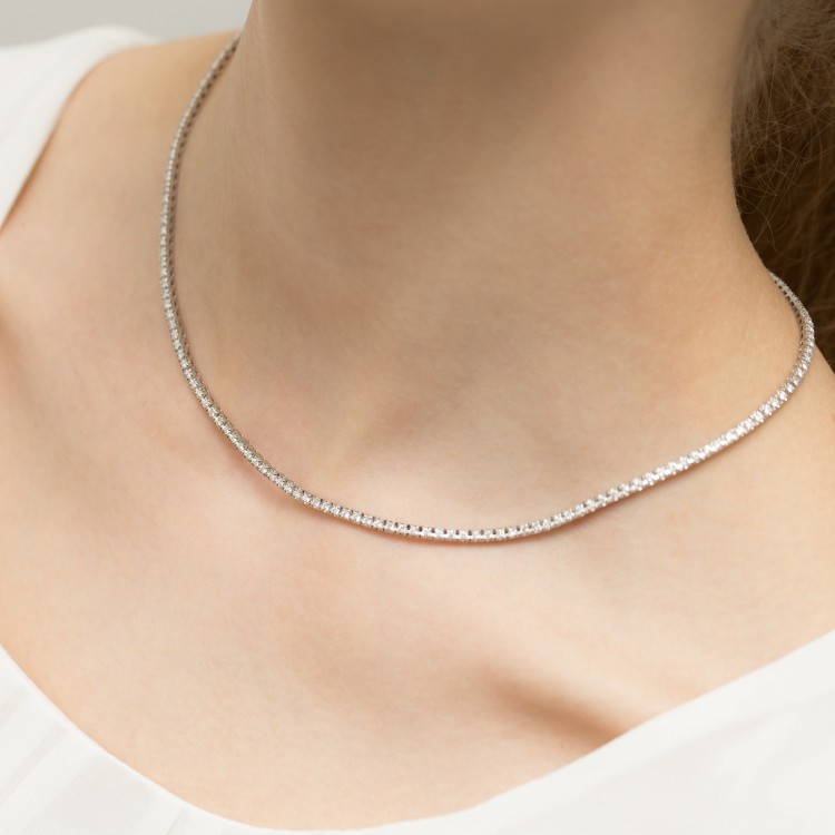 Naszyjnik z diamentami