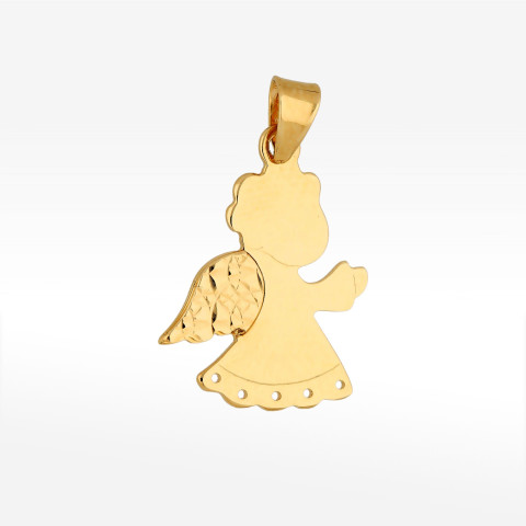Zawieszka ze złota aniołek