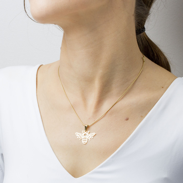 Zawieszka ze złota pszczoła