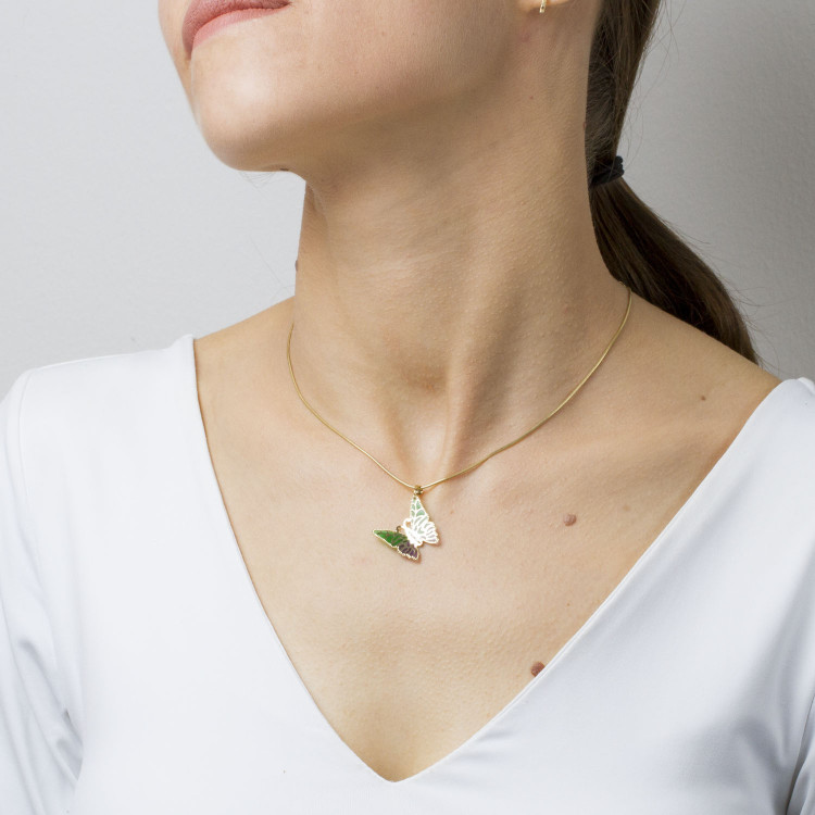 Zawieszka ze złota motyl