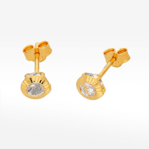 Kolczyki ze złota z cyrkonią