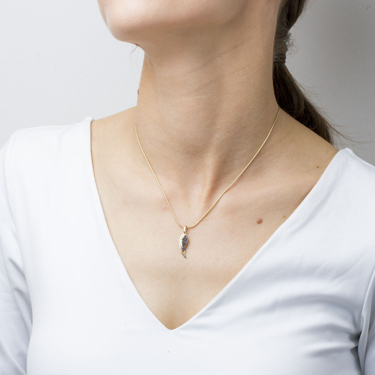 Zawieszka ze złota skrzydło