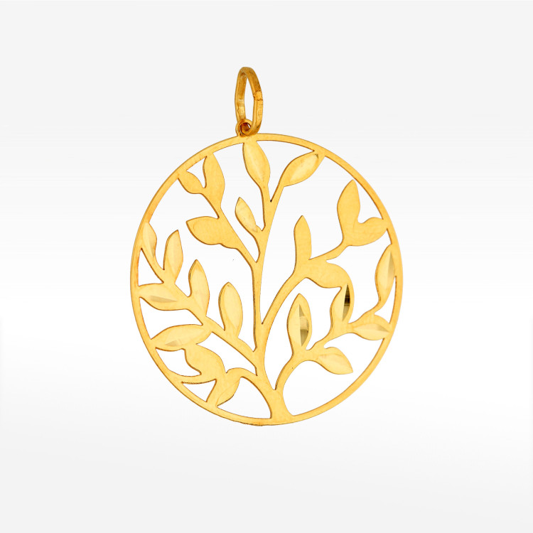 Zawieszka ze złota listki