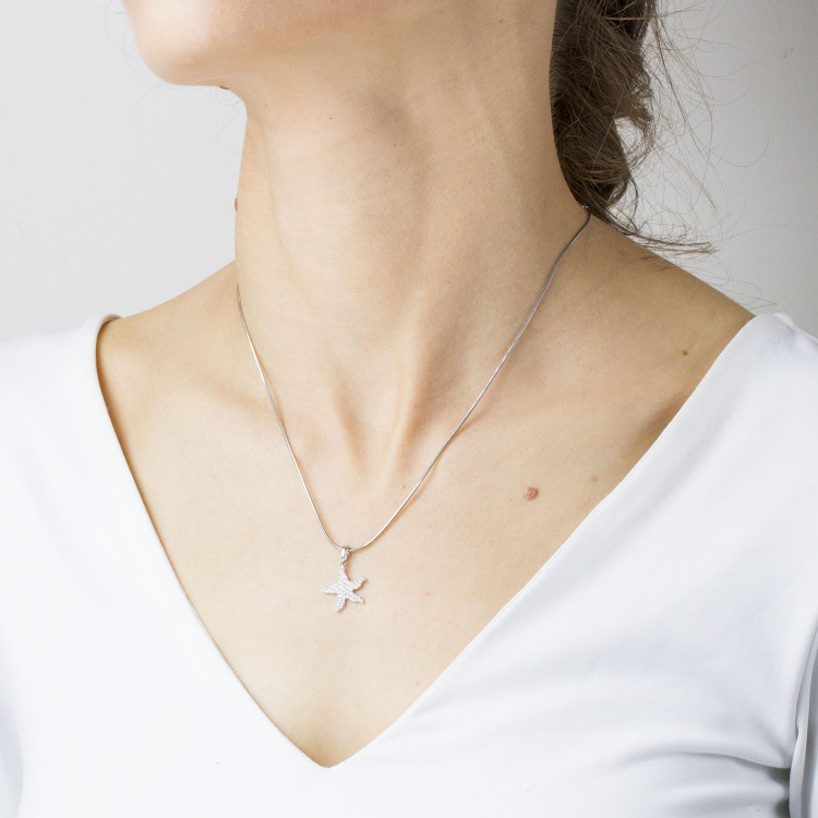 Zawieszka ze złota rozgwiazda