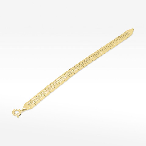 Bransoletka ze złota wzór grecki