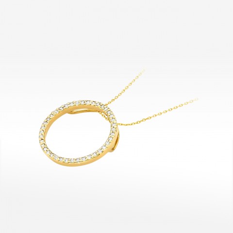 Zawieszka ze złota z diamentami