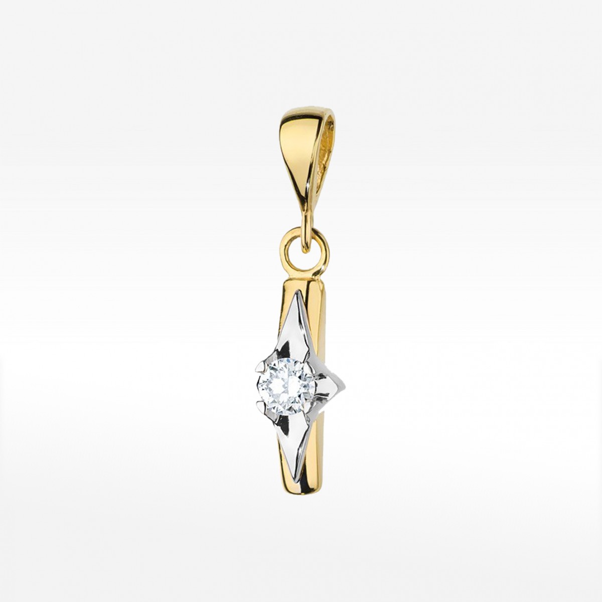Zawieszka ze złota z diamentem