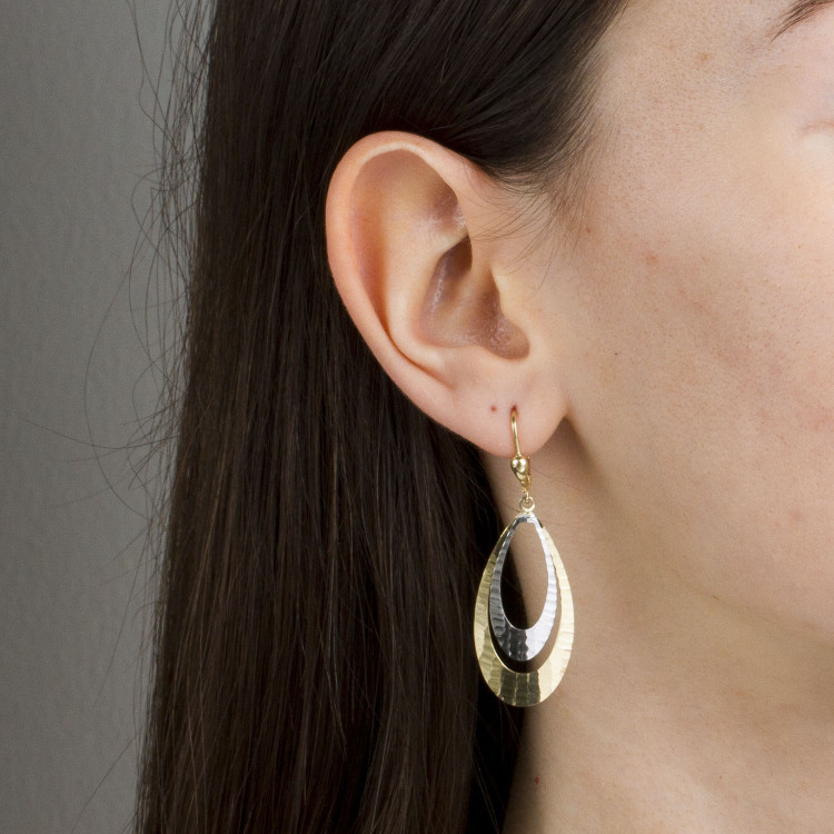 Kolczyki ze złota wiszące