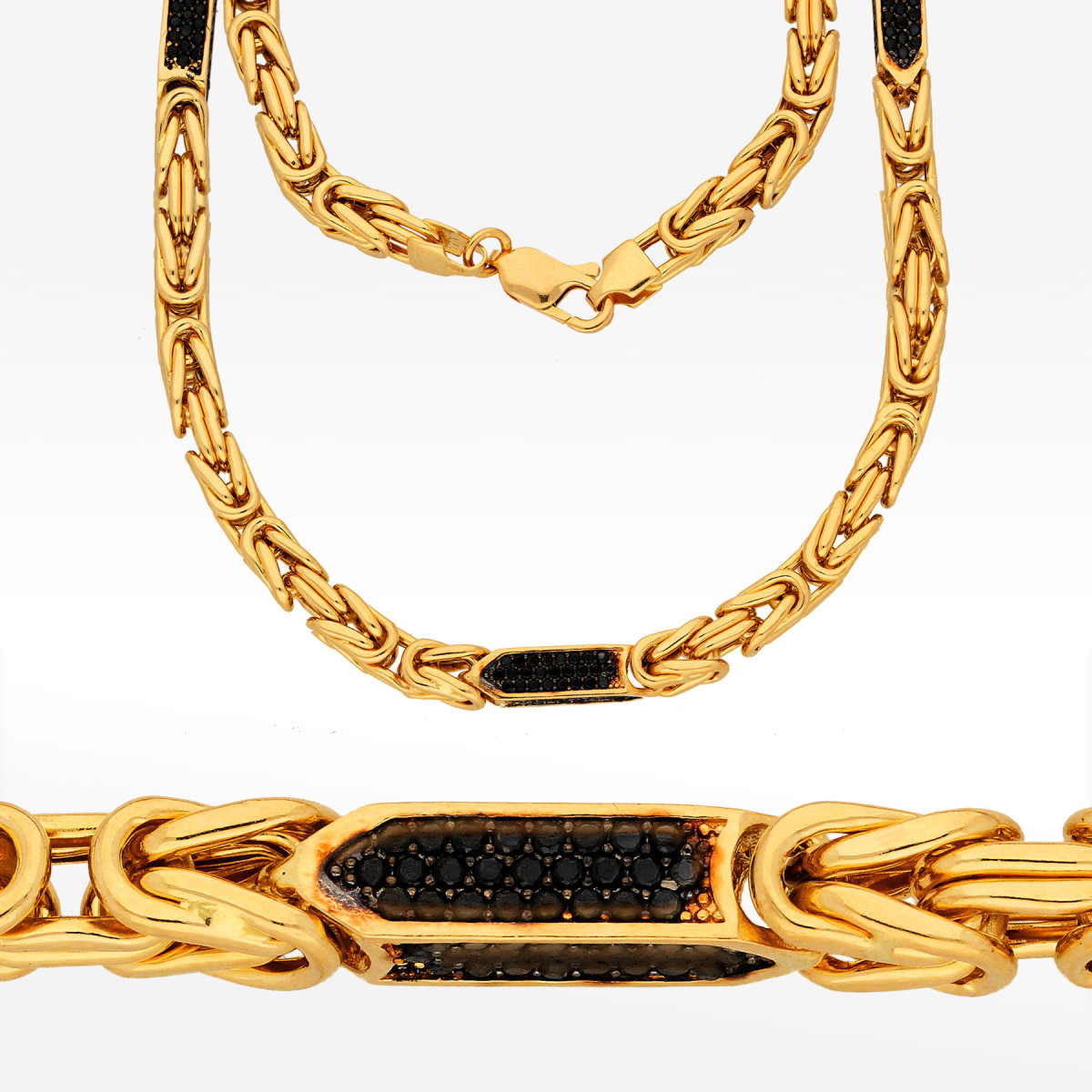 Łańcuszek ze złota królewski