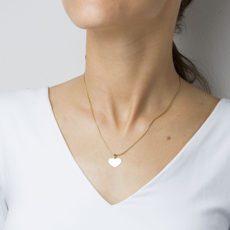 Zawieszka ze złota serce