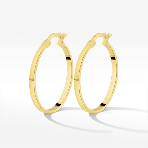 Kolczyki ze złota 2.2cm koła