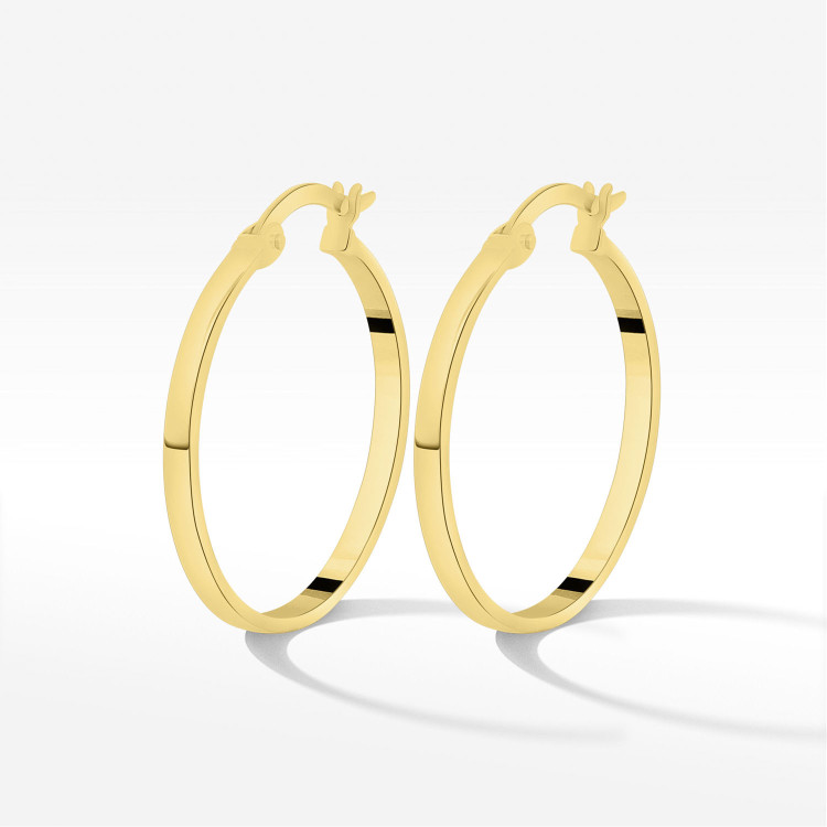 Kolczyki ze złota 2.2cm koła