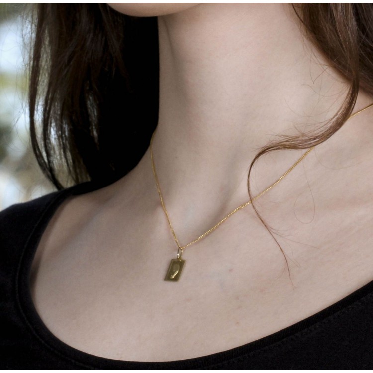 Zawieszka ze złota medalik