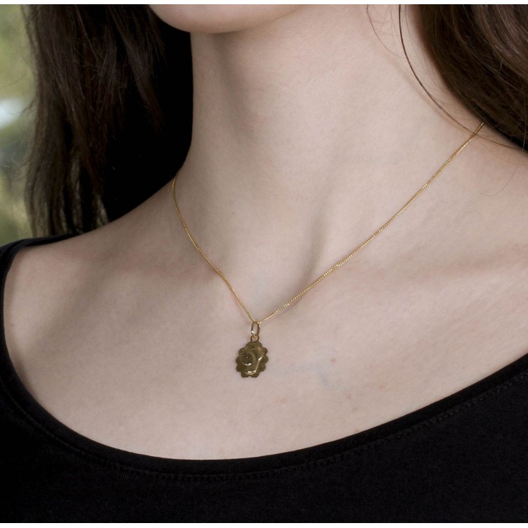 Zawieszka ze złota medalik