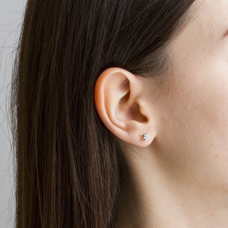 Kolczyki ze złota z diamentami