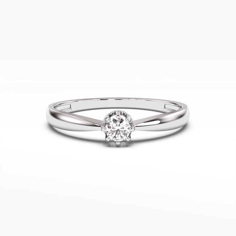 Pierścionek zaręczynowy z diamentem 0.15ct