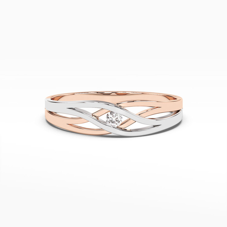 Pierścionek zaręczynowy z diamentem