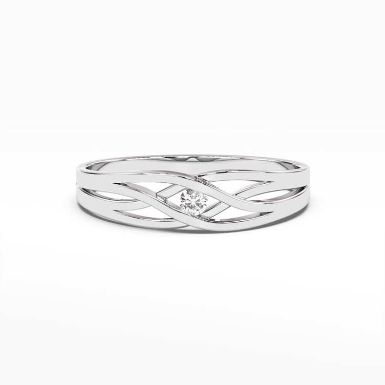 Pierścionek zaręczynowy z diamentem