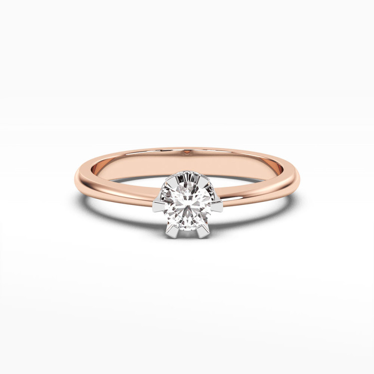 Pierścionek zaręczynowy z diamentem