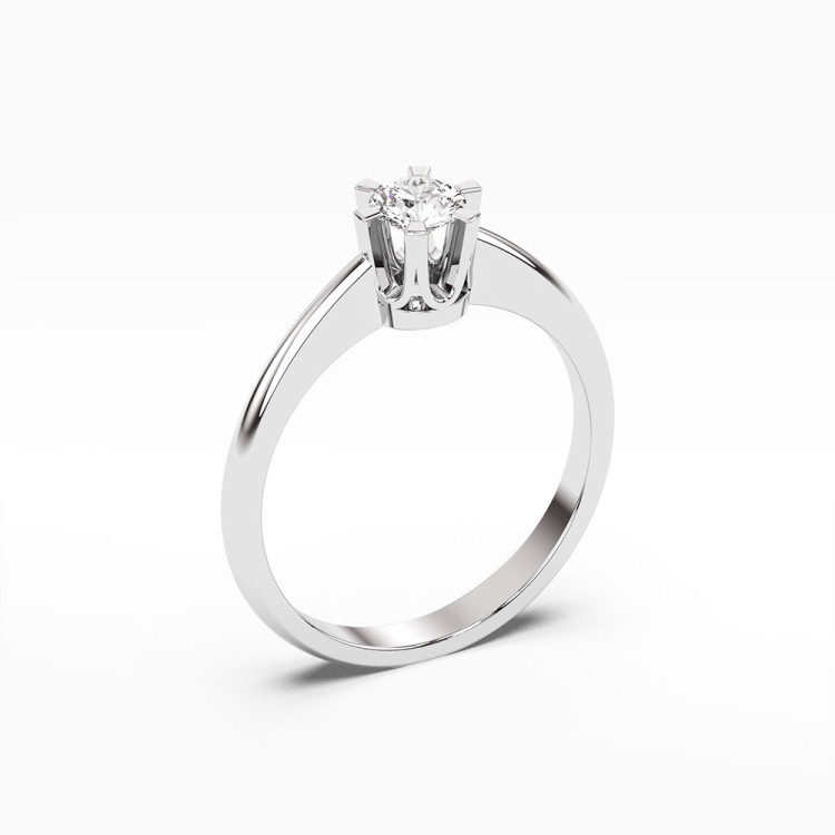 Pierścionek zaręczynowy z diamentem