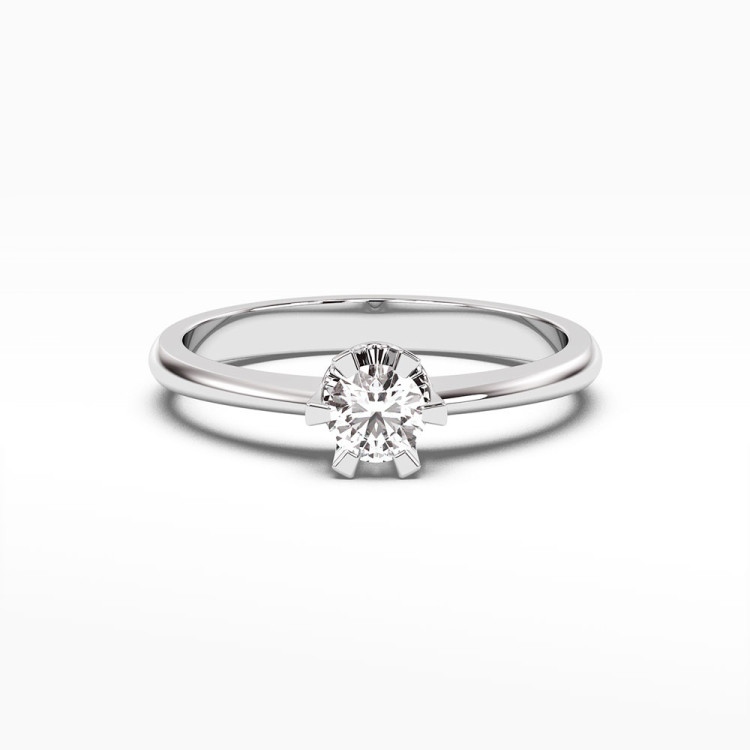 Pierścionek zaręczynowy z diamentem