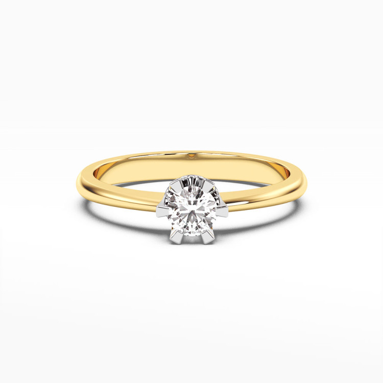 Pierścionek zaręczynowy z diamentem