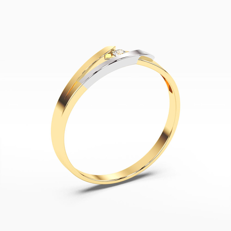 Pierścionek z diamentem