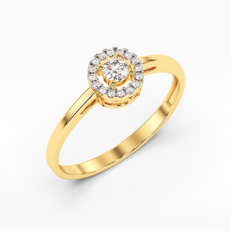 Pierścionek z diamentem