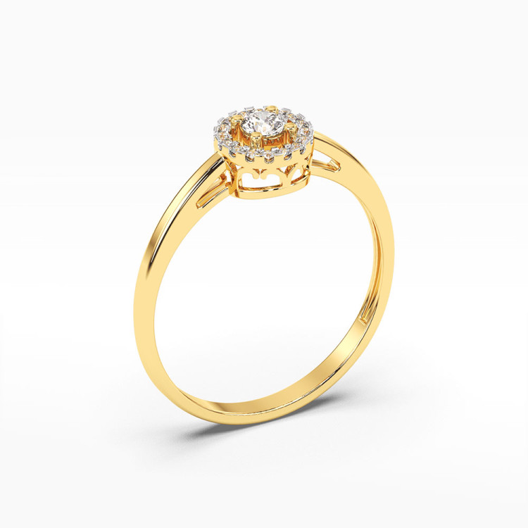 Pierścionek z diamentem