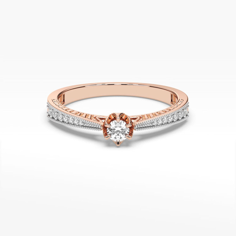 Pierścionek zaręczynowy z diamentami