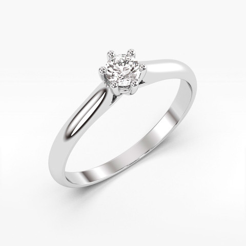 Pierścionek zaręczynowy z diamentem