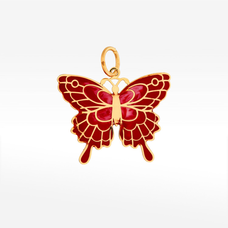 Zawieszka ze złota motyl