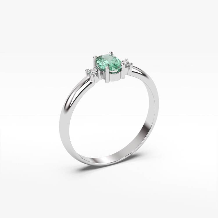 Pierścionek ze szmaragdem